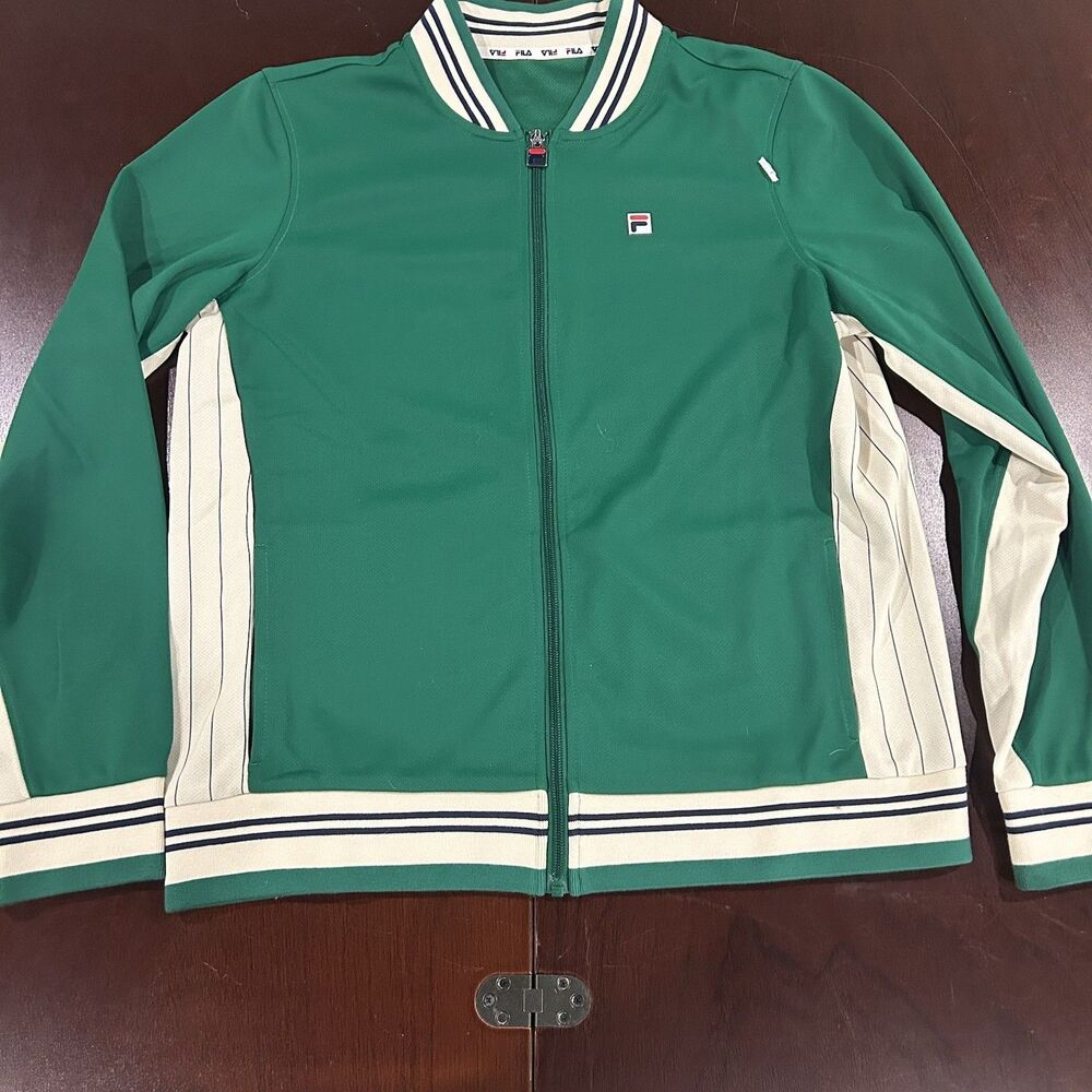 Fila Unisex Performance Iconic Settanta Tennis Track Jacket Athletic Coach S